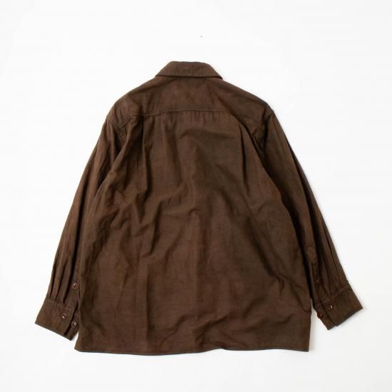YOKO SAKAMOTO ヨーコサカモト 「BRUSHED COTTON BOX SHIRT