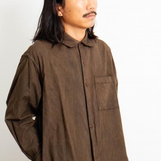 YOKO SAKAMOTO ヨーコサカモト 「BRUSHED COTTON BOX SHIRT