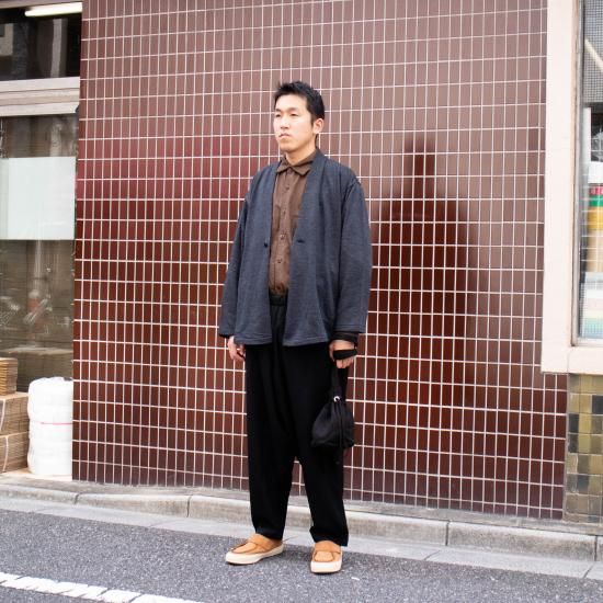 YOKO SAKAMOTO ヨーコサカモト 「BRUSHED COTTON BOX SHIRT YOKO SAKAMOTO ヨーコサカモト 「BRUSHED COTTON BOX SHIRT