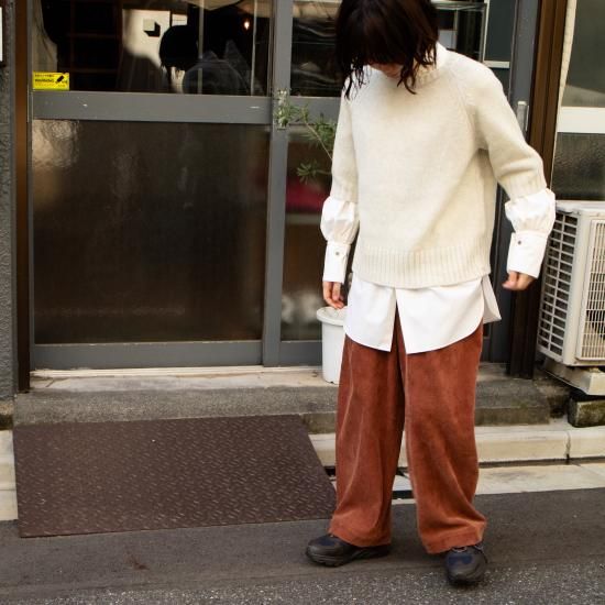 MEYAME メヤメ　LONG SLIT HALF-SLEEVE KNIT LONG SLIT HALF-SLEEVE KNIT – MEYAME