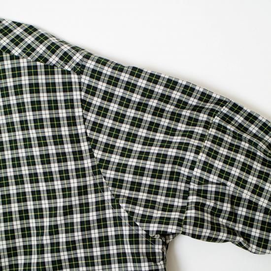 MANAVE Tuck Collar Shirts チェック S MANAVE マナベ Tuck Collar Shirt ＜チェック＞ 商品詳細