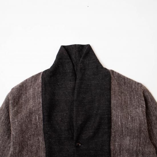 【美品】MITTAN/ミッタン/JK-02ロングジャケット/綿麻/サイズ1/瓶覗 MITTAN ミッタン 「大麻毛亜麻ジャケット JK-60」－WEEKENDER SHOP