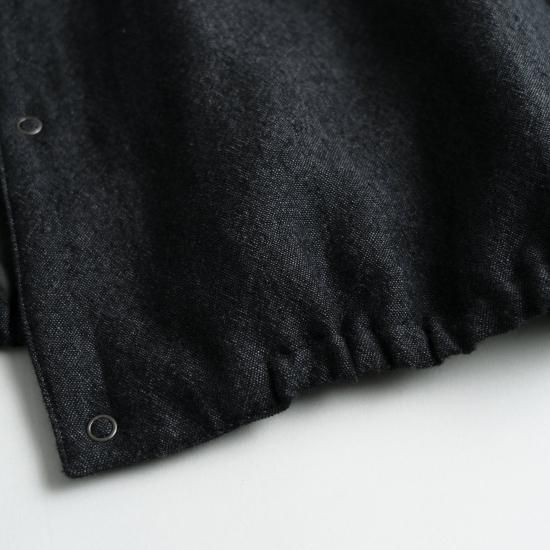 〈STILL BY HAND〉リネン ウール ブルゾン 46サイズ チャコール STILL BY HAND スティルバイハンド 「リネン・ウール素材