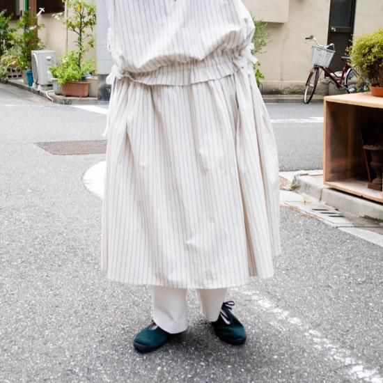 ASEEDONCLOUD アシードンクラウド 「Laboratory dress 「Sankayo stripe」 」- WEEKENDER SHOP ANDEL ASEEDONCLOUD アシードンクラウド 「Laboratory dress 「Sankayo stripe」 」- WEEKENDER SHOP ANDEL