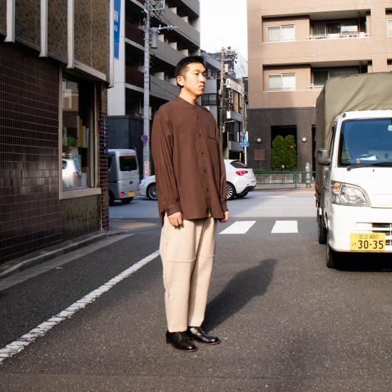 STILL BY HAND スティルバイハンド 「コットン・シルク綾織り素材