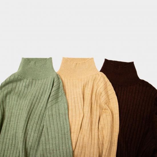 SUSURI ススリ 「ポエータハイネックセーター 24-850」 - WEEKENDER
