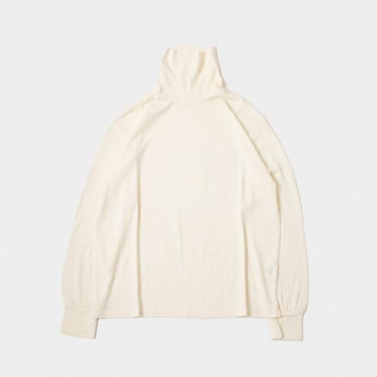 comm.arch. コム・アーチ「Super 100's Merino High Neck P/O