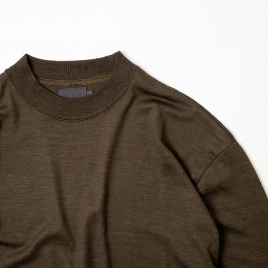 comm.arch. コム・アーチ「Super 100's Merino Crew Neck P/O