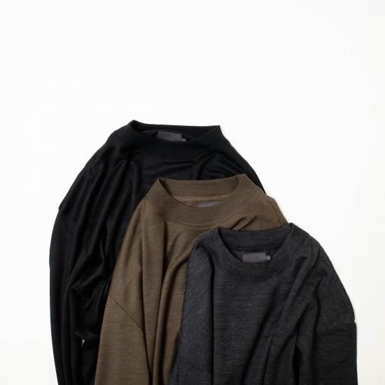 comm.arch. コム・アーチ「Super 100's Merino Crew Neck P/O