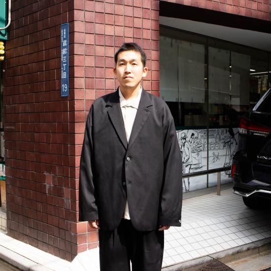 YOKO SAKAMOTO 23SS スーツジャケット Lサイズ ブラック YOKO SAKAMOTO 