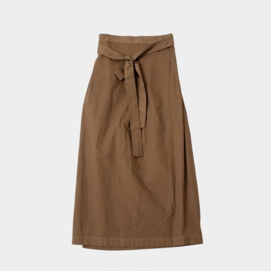 yoli エプロンスカート　apron skirt エプロンスカート apron skirt / コットン cotton / black
