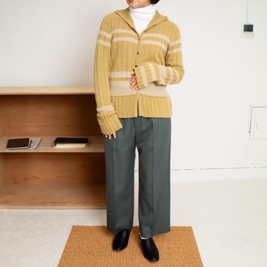 joiceadded パンツ JöICEADDED ジョイスアディッド 「Wool Gabardine Trousers