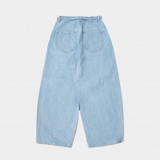 JöICEADDED ジョイスアディッド 「Round wide denim Trousers