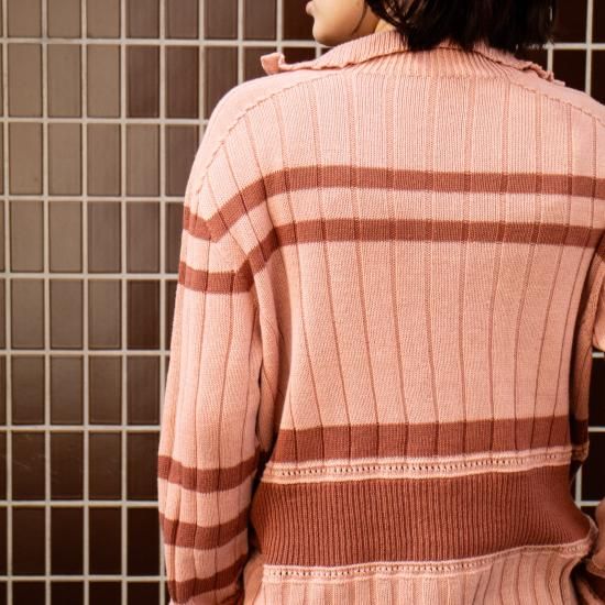 JöICEADDED ジョイスアディッド 「Cotton Knit Sweater」- WEEKENDER