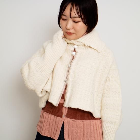 JöICEADDED ジョイスアディッド 「Cotton Knit Sweater