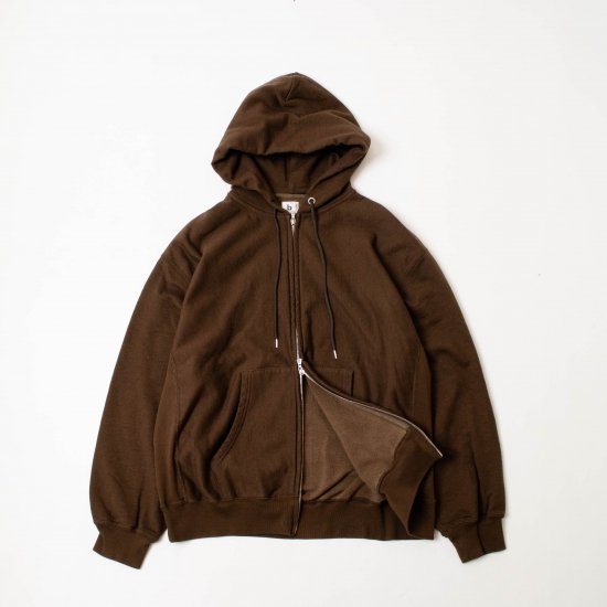 blurhms ブラームス 「Soft & Hard Sweat Hoodie Zip Big」 - WEEKENDER SHOP