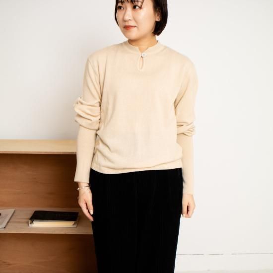 MEYAME メヤメ 「TEAR SHAPE KNIT」 - WEEKENDER SHOP ANDEL