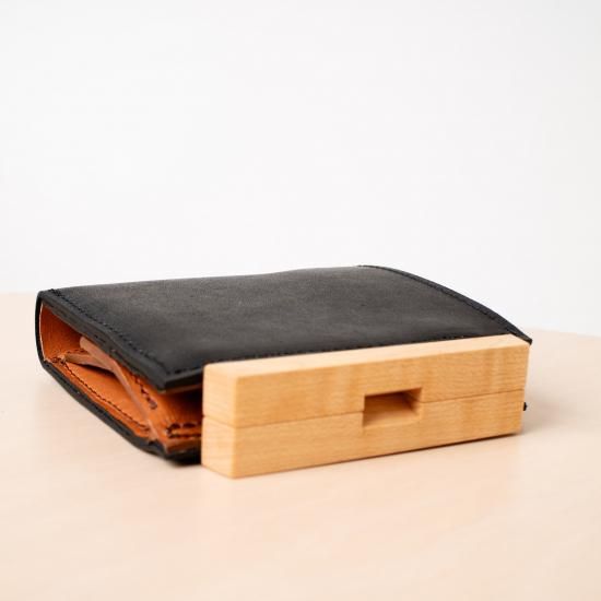 YURUKU (ユルク) 「Wood Plate Folder Half Wallet/2