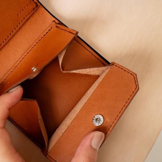 YURUKU (ユルク) 「Wood Plate Folder Half Wallet/2