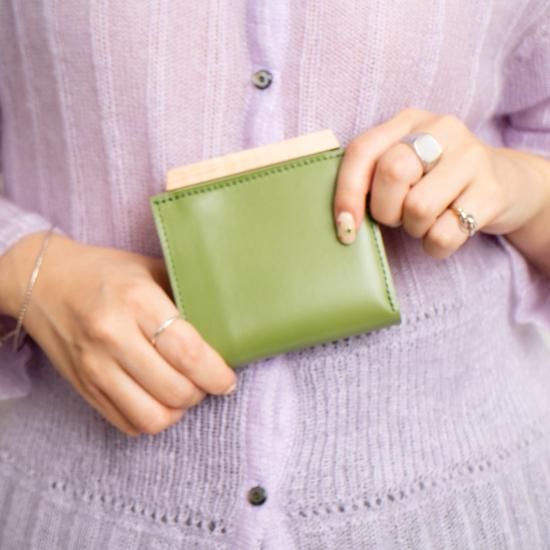 YURUKU (ユルク) 「Wood Plate Folder Half Wallet/2