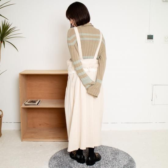 ASEEDONCLOUD｜Sankayo apron dress（Black）｜通販 - ソコノワ