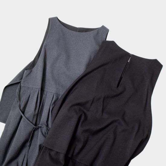 YOKO SAKAMOTO ヨーコサカモト 「LAYERED DRESS 「BRUSHED