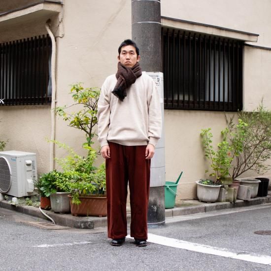 YOKO SAKAMOTO ヨーコサカモト 「WOOL LONG SCARF」- WEEKENDER SHOP YOKO SAKAMOTO ヨーコサカモト 「WOOL LONG SCARF」- WEEKENDER SHOP