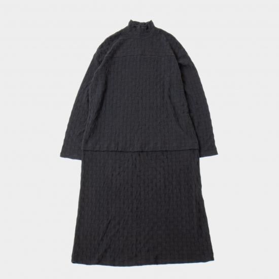 THE HINOKI (ザ ヒノキ) 「ORGANIC COTTON CHECKER TURTLE NECK