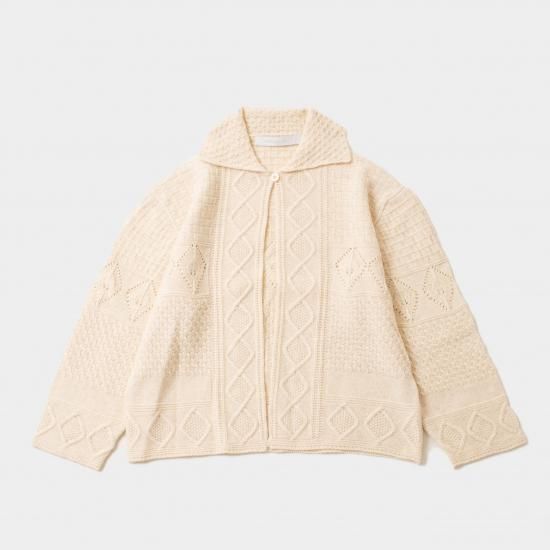 ASEEDONCLOUD アシードンクラウド 「Sankayo cable knit jacket ASEEDONCLOUD アシードンクラウド 「Sankayo cable knit jacket