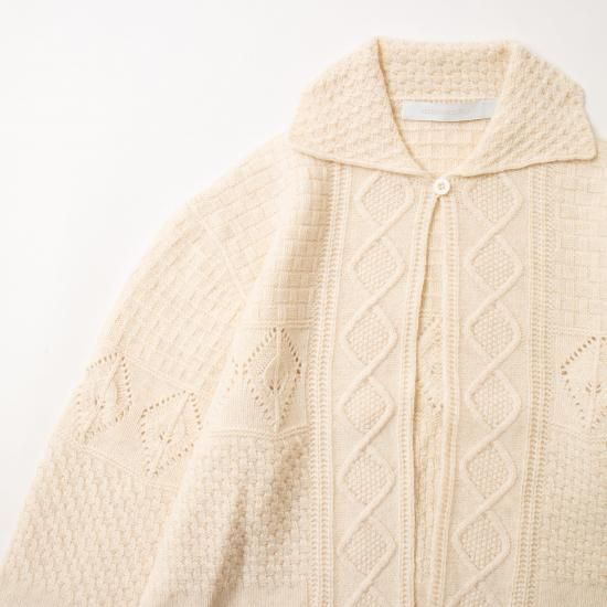 ASEEDONCLOUD アシードンクラウド 「Sankayo cable knit jacket