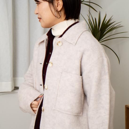 MEYAME メヤメ 「LIGHT WOOL SHORT JACKET」 - WEEKENDER SHOP ANDEL