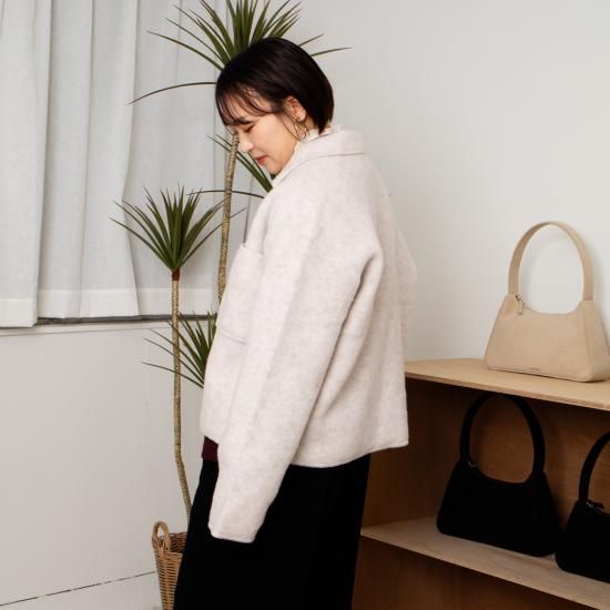 MEYAME メヤメ 「LIGHT WOOL SHORT JACKET」 - WEEKENDER SHOP ANDEL
