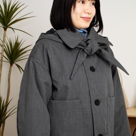 JöICEADDED ジョイスアディッド 「Wool Gabardine Half Coat JöICEADDED ジョイスアディッド 「Wool Gabardine Half Coat