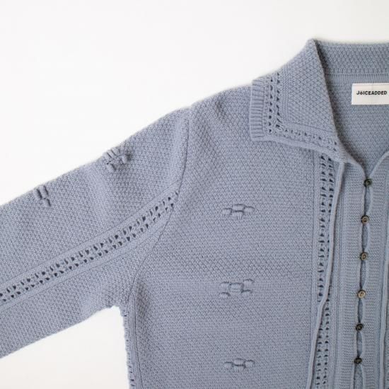 JöICEADDED ジョイスアディッド 「Flower Lace Knitted Cardigan