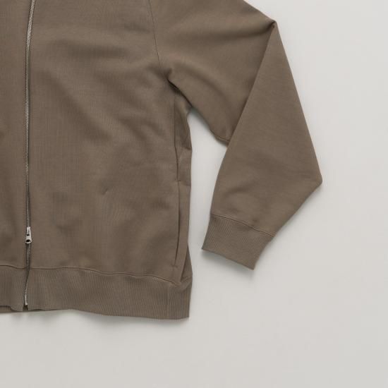 STILL BY HAND スティルバイハンド 「裏毛素材 フロントジップ