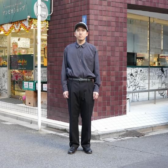 YOKO SAKAMOTO ヨーコサカモト 「ONE PLEATED TROUSERS」- WEEKENDER SHOP