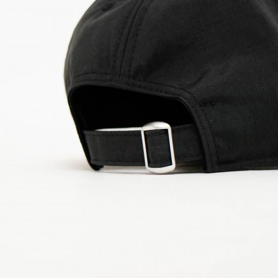 ERA.（イーラ）TAS 6 PANEL CAP キャップ タッサーナイロン 黒 ERA. イーラ TAS 6 PANEL CAP タッサーナイロン6パネルキャップ