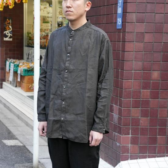MITTAN ミッタン「大麻シャツ 3(草木濃染) SH-137DC MITTAN ミッタン「大麻シャツ 3(草木濃染) SH-137DC