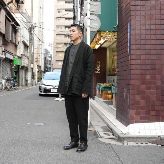 MITTAN 大麻シャツ3 美品 size3 柿渋×墨 大麻シャツ 3 (草木濃染) 柿渋×墨 / MITTAN通販 ミッタン