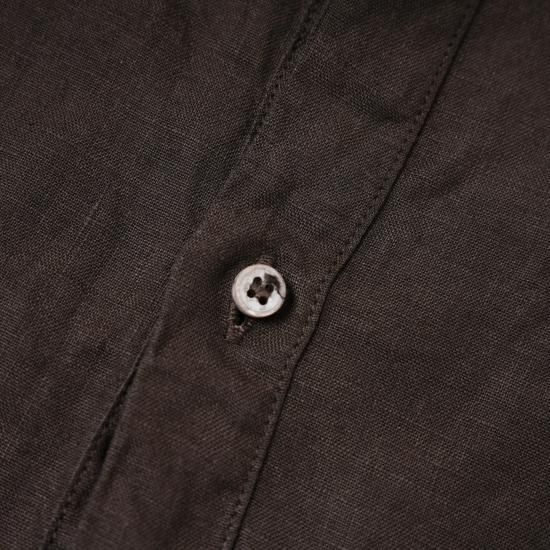 MITTAN ミッタン「大麻シャツ 3（草木濃染） SH-137DC