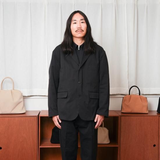 YOKO SAKAMOTO ヨーコサカモト 「SUIT JACKET 「Black」 SUPER