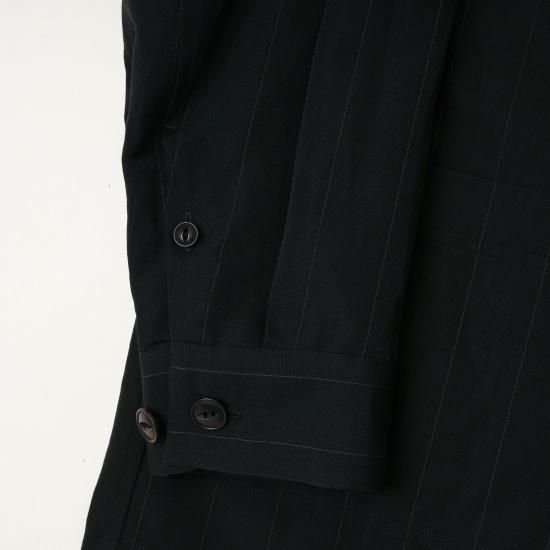 YOKO SAKAMOTO ヨーコサカモト 「WORK SHIRT 「Black」 WOOL × LINEN