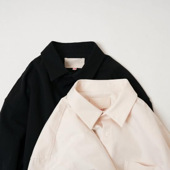 YOKO SAKAMOTO ヨーコサカモト 「REGULAR COLLAR SHIRT 「Black YOKO SAKAMOTO ヨーコサカモト 「REGULAR COLLAR SHIRT 「Black