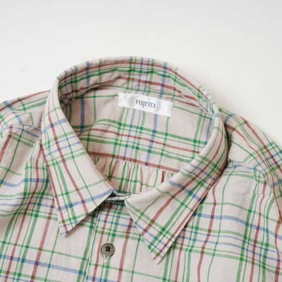 FUJITO (フジト) B/S Shirt Solid / ビッグシルエットシャツ