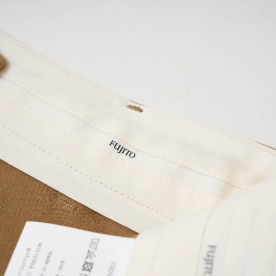 FUJITO フジト 「2 Tuck Trousers」－ WEEKENDER SHOP