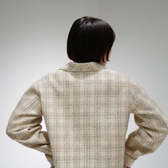 MEYAME メヤメ 「TWEED JACKET」 - WEEKENDER SHOP ANDEL