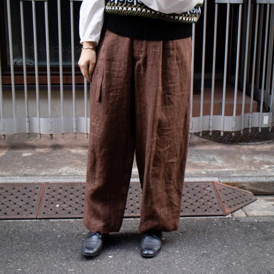 SUSURI ススリ 「タピールパンツ 25-502」 - WEEKENDER SHOP ANDEL