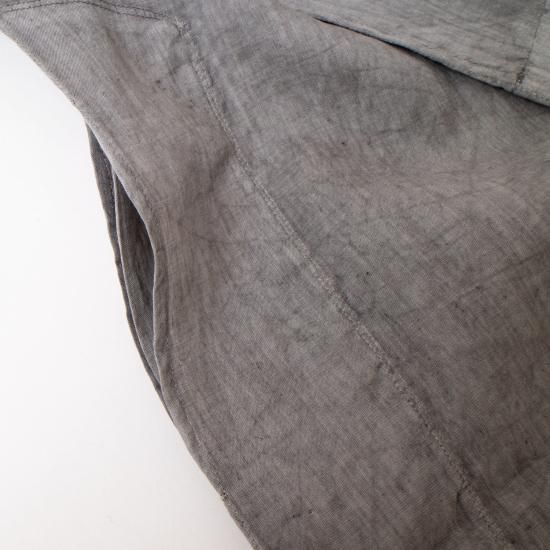 【新品】MITTAN ラミーシルクワイドジャケット 松煙 サイズ2 新品】MITTAN ラミーシルクワイドジャケット 松煙 サイズ2