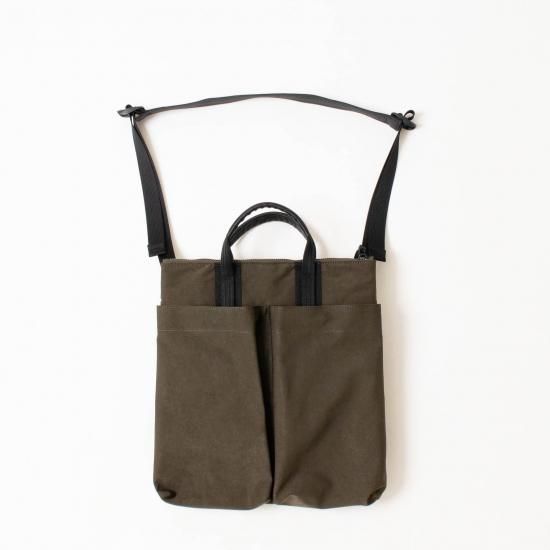 【美品】KaILI LIKE HELMET BAG MINI オリーブ 美品】KaILI LIKE HELMET BAG MINI オリーブ