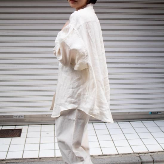 comm.arch. コム・アーチ「French Linen Balloon Shirt